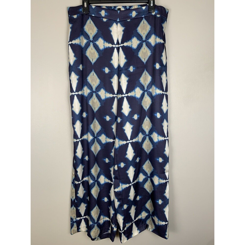 Banana Republic Blue and cropped White Wide Leg Pants - Picture 4 of 8
